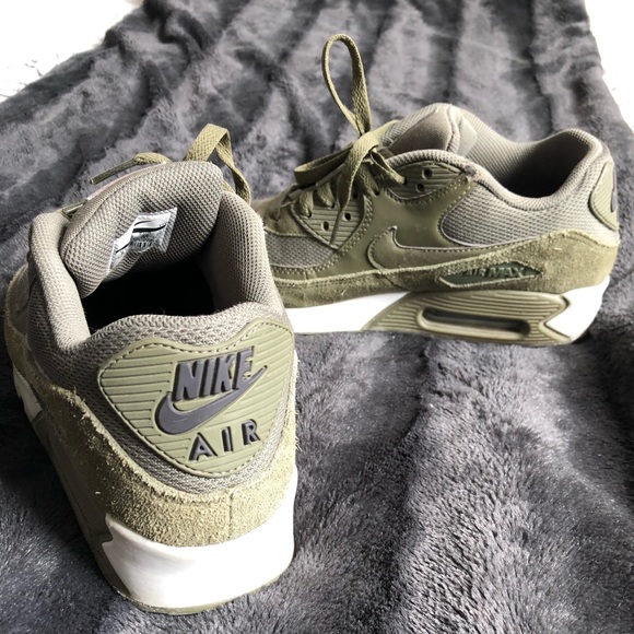 Nike Air Max 90’s in Olive Suede - Picture 1 of 6